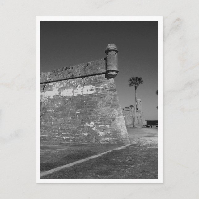 Castillo De San Marcos Postkarte (Vorderseite)