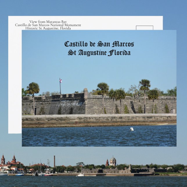 Castillo de San Marcos St Augustine FL Foto Postkarte (Von Creator hochgeladen)