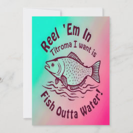 Casting a Line for Fun Einladung