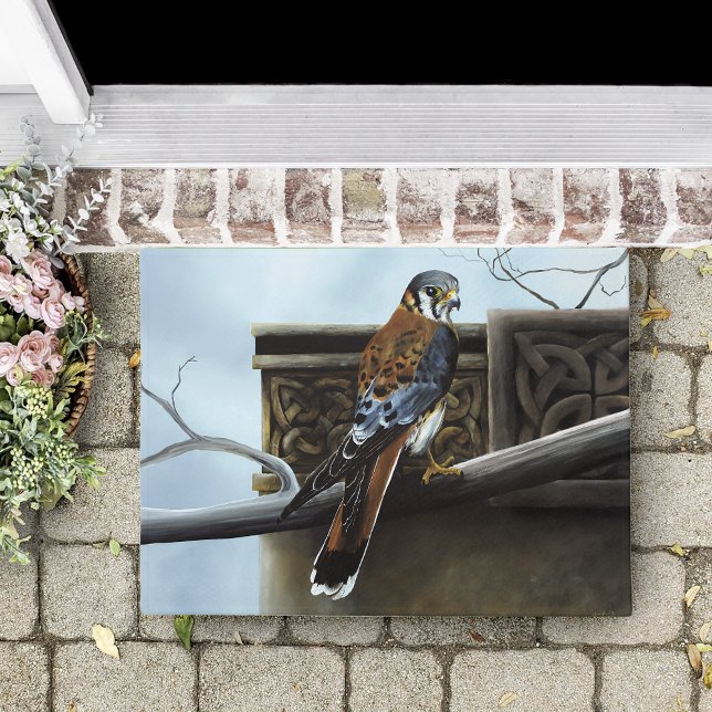Castle Celtic Kestrel Bird Fußmatte (Von Creator hochgeladen)