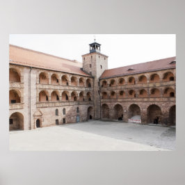 Castle Courtyard Poster