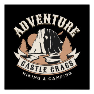 Castle Crags State Park Kalifornien Poster