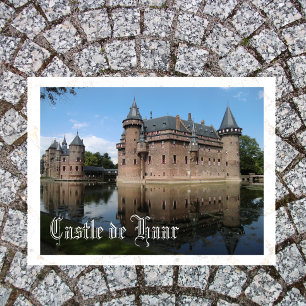 Castle de Haar, Utrecht, Niederlande Postkarte