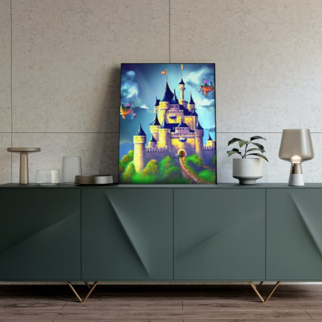 Castle Digital Fantasy Art Poster #03 (Von Creator hochgeladen)