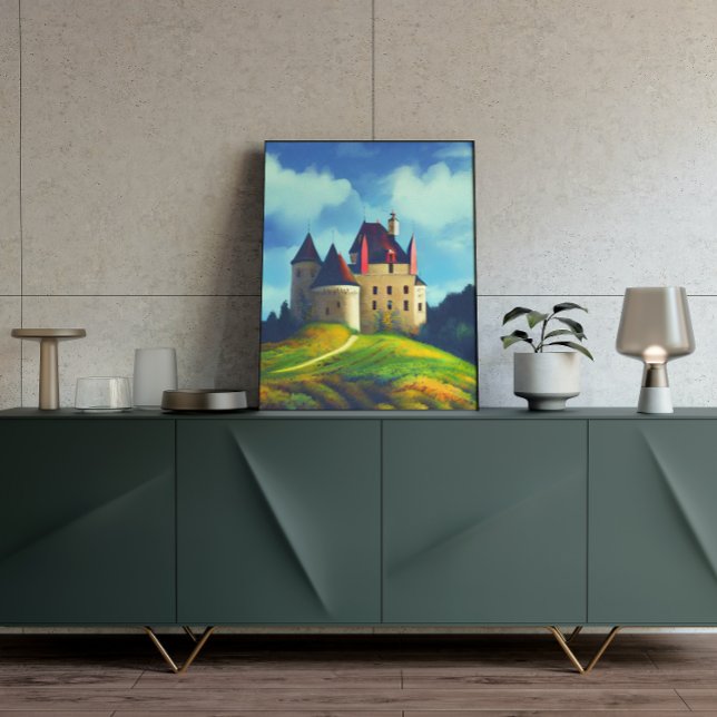 Castle Digital Fantasy Art Poster #07 (Von Creator hochgeladen)