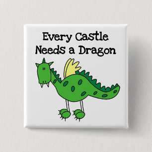 Castle Dragon Button