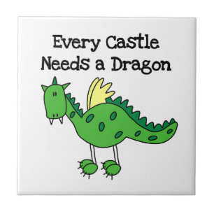 Castle Dragon Fliese
