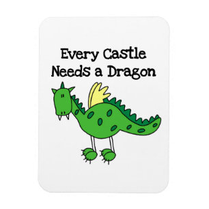 Castle Dragon Magnet
