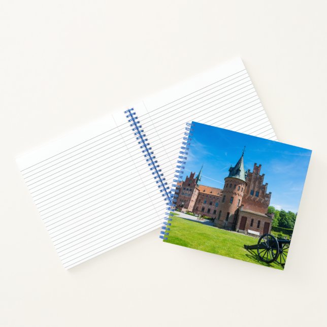 Castle Egeskov Landschaftlich Notizbuch (Innenseite)