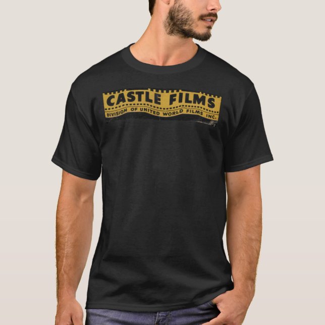 CASTLE FILMS Yellow Classic T-Shirt (Vorderseite)