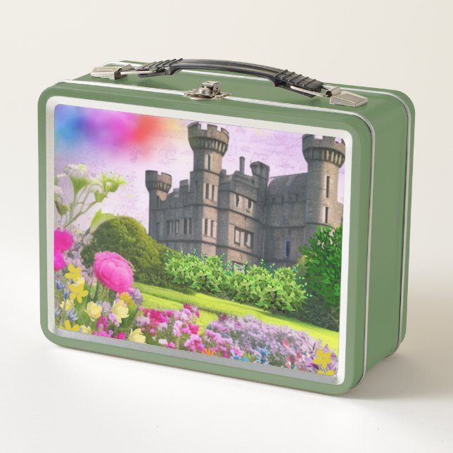 Castle Garden Metall Brotdose (Vorderseite)
