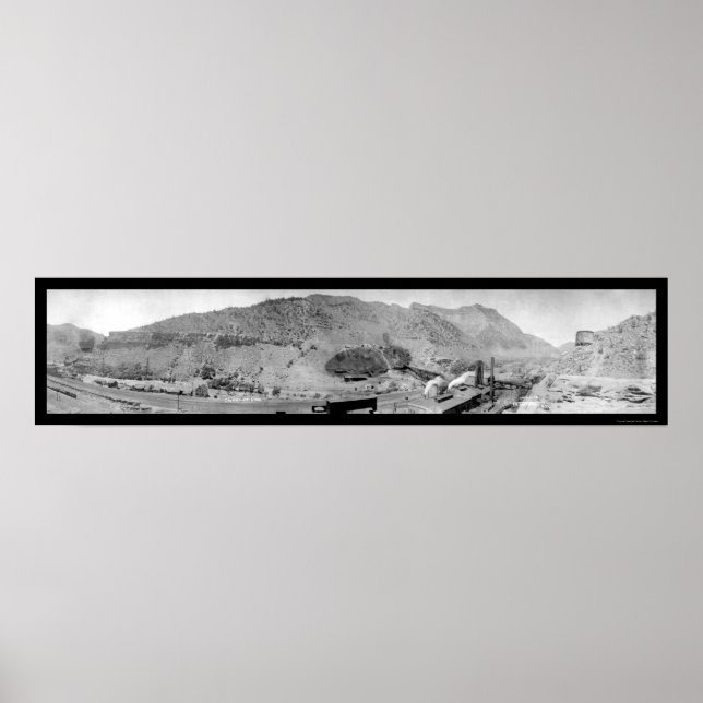 Castle Gate Utah Mining Foto 1913 Poster (Vorne)