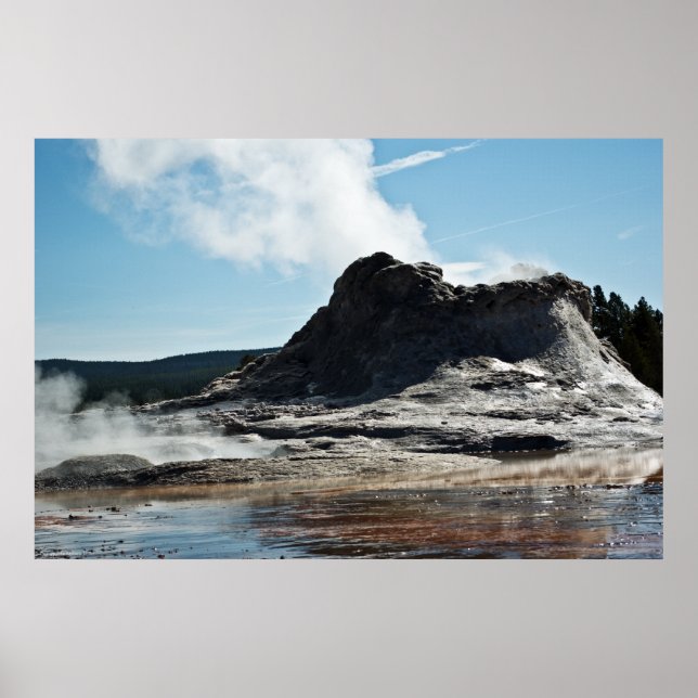 Castle Geyser 2 Print Poster (Vorne)
