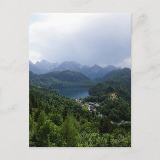 Castle Herren Chiemsee Bavaria Postkarte (Vorderseite)