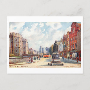 Castle Hill in Windsor Vintage Ansichtskarte Postkarte