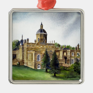 Castle Howard North Yorkshire Aquarellmalerei Ornament Aus Metall