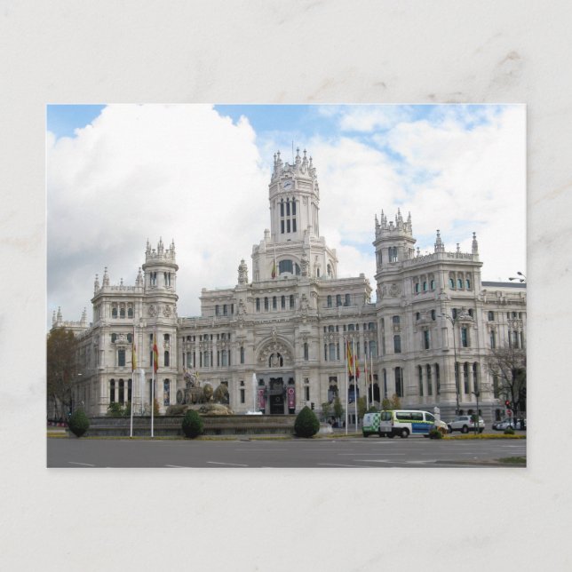 Castle in Madrid, Spain Postcard Postkarte (Vorderseite)