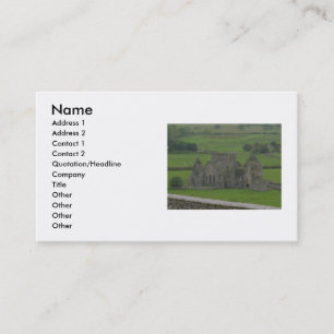 Castle Ireland Business Card Visitenkarte