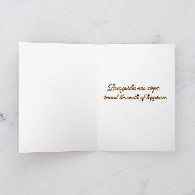 Castle of Happiness Karte (Innenseite)