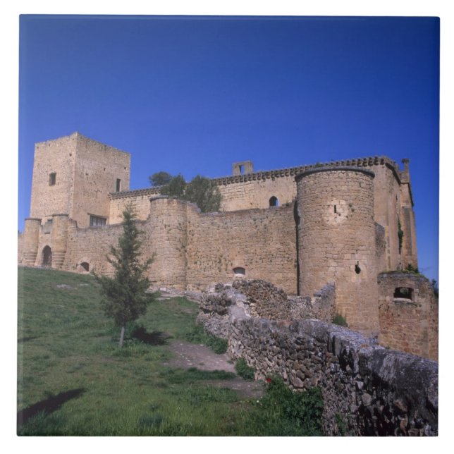 Castle Pedraza, Castilla Leon, Spanien Fliese (Vorderseite)
