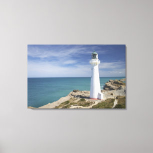 Castle Point Leuchtturm, Castlepoint, Wairarapa, Leinwanddruck