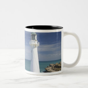 Castle Point Leuchtturm, Castlepoint, Wairarapa, Zweifarbige Tasse