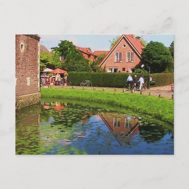 Castle Raesfeld (Deutschland) Postkarte (Vorderseite)