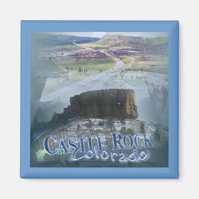 Castle Rock Colorado Magnet (Vorne)