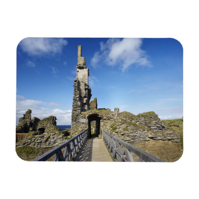 Castle Sinclair Girnigoe, Wick, Caithness, 2 Magnet (Horizontal)