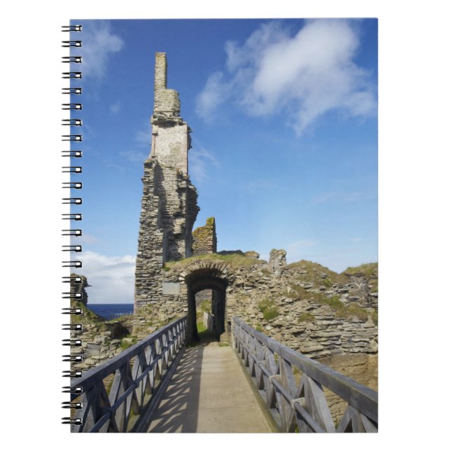 Castle Sinclair Girnigoe, Wick, Caithness, 2 Notizblock (Vorderseite)