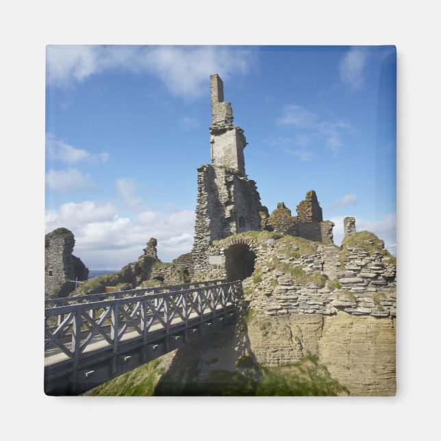 Castle Sinclair Girnigoe, Wick, Caithness, Magnet (Vorne)