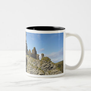 Castle Sinclair Girnigoe, Wick, Caithness, Zweifarbige Tasse