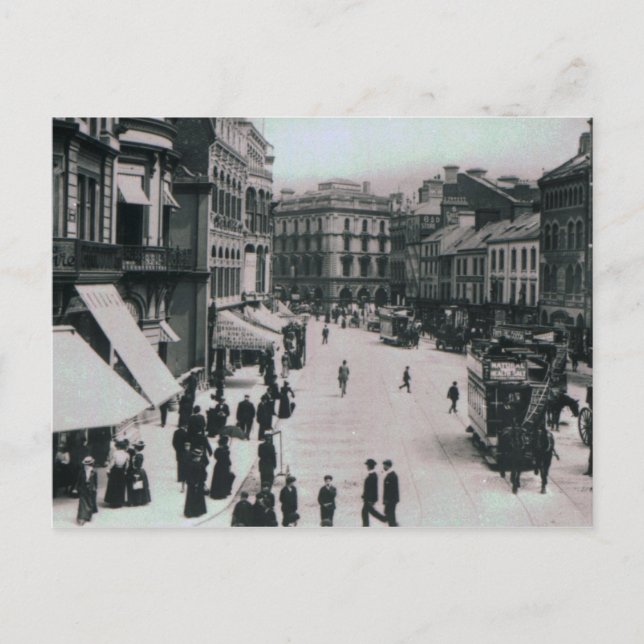 Castle Square, Belfast, ca.1902 Postkarte (Vorderseite)