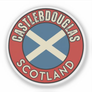 CastlebDouglas, Schottland Aufkleber