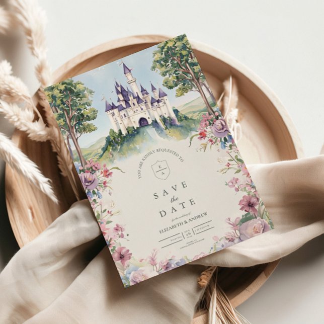 Castlecore Märchen-Garten-Hochzeit Save The Date (Von Creator hochgeladen)