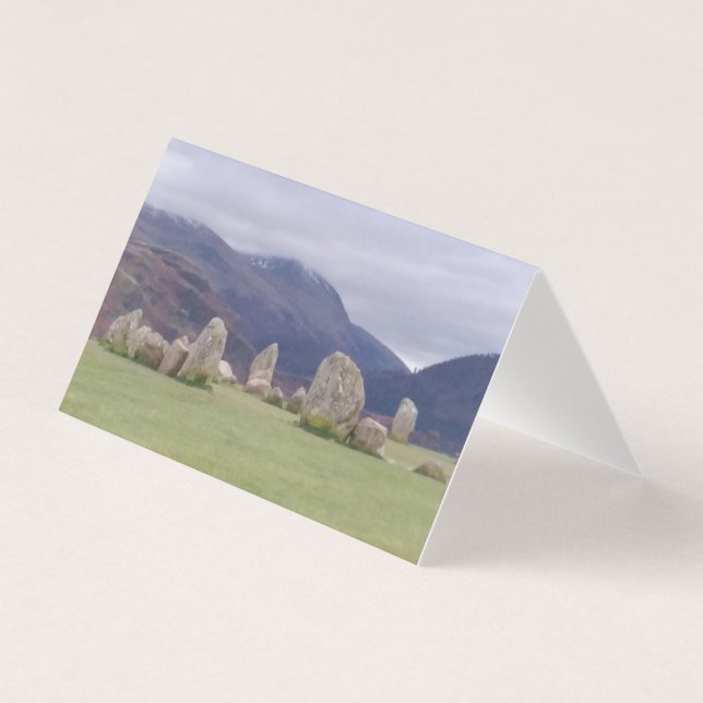 Castlerigg Stone Circle Christmas Card (Vorderseite)