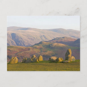 Castlerigg Stone Circle, Lake District, Cumbria, 2 Postkarte