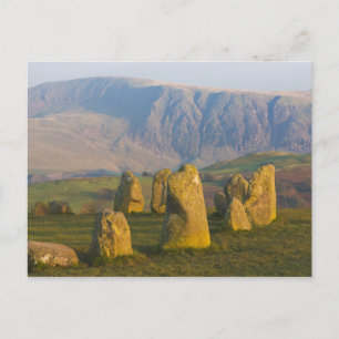 Castlerigg Stone Circle, Lake District, Cumbria, Postkarte