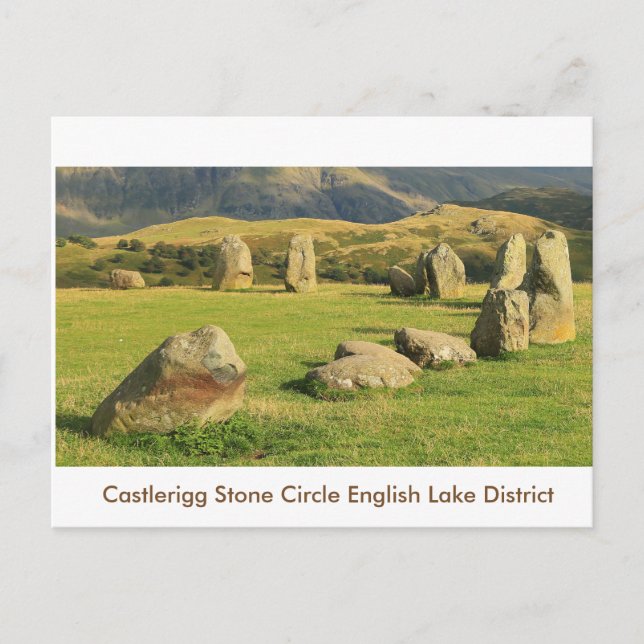 Castlerigg Stone Circle Postkarte (Vorderseite)