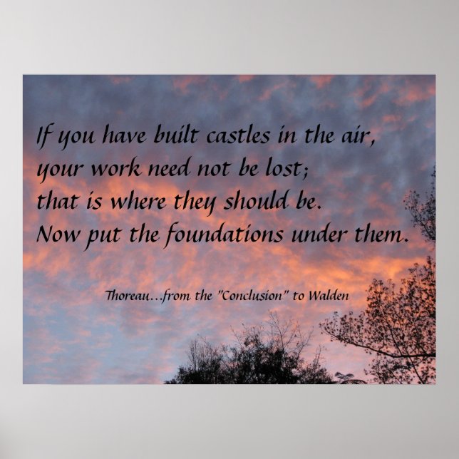 Castles in the Air Poster (Vorne)