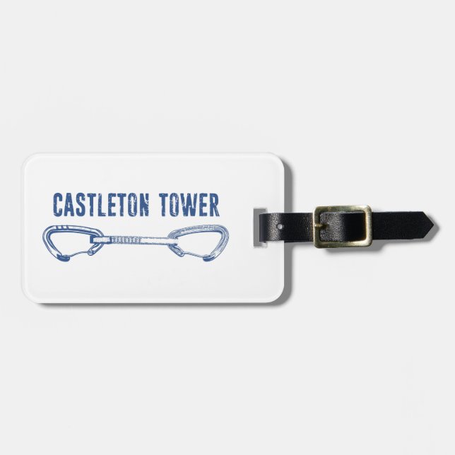 Castleton Tower Klettern Gepäckanhänger (Vorderseite horizontal)