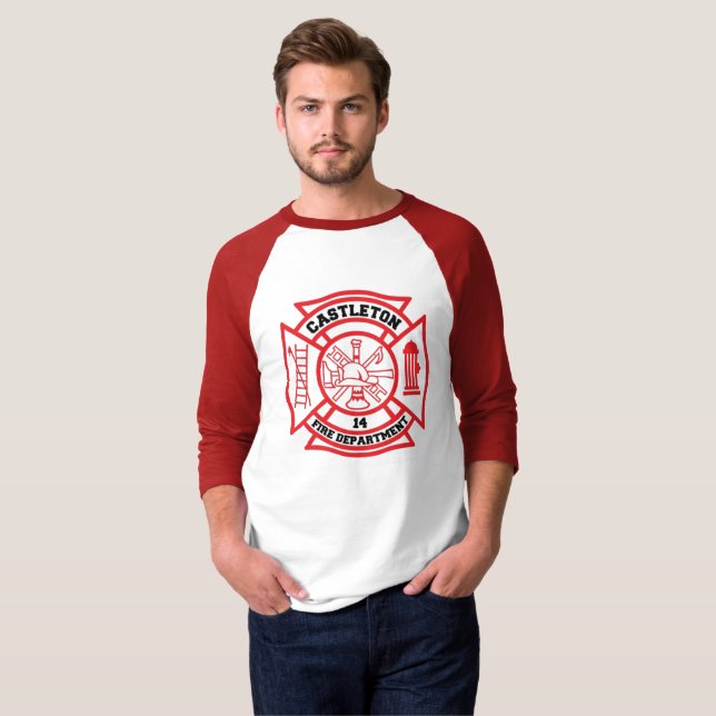 Castleton VT Volunteer Fire Department T-Shirt (Vorne ganz)