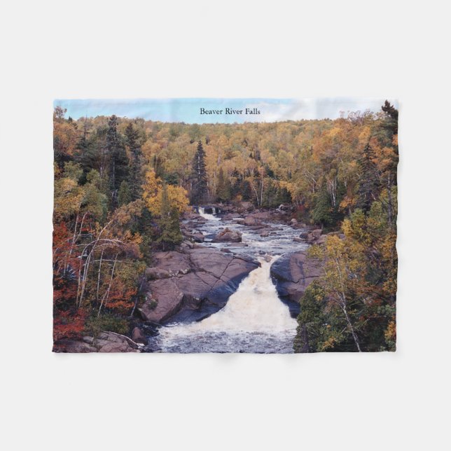Castor River Falls couverture polaire (Devant (Horizontal))