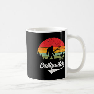 Castquatch Funny B Fisherman Fishing Meme Kaffeetasse