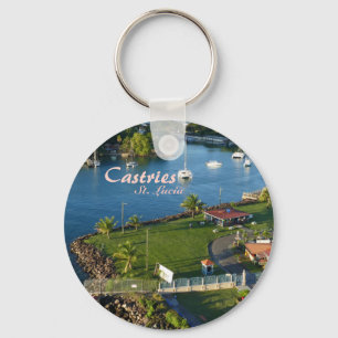 Castries Saint Lucia Karibische Insel Schlüsselanhänger