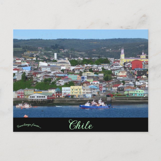 Castro Chile Postkarte (Vorderseite)