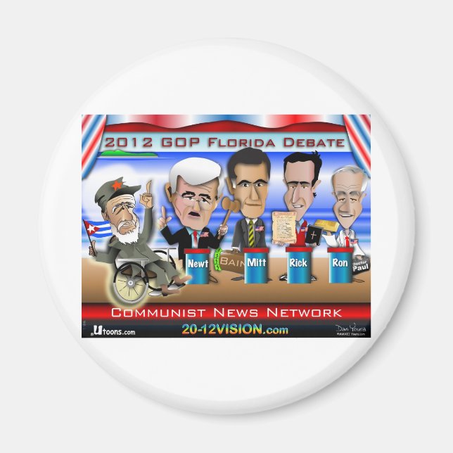 Castro Florida Debatte Magnet (Vorne)