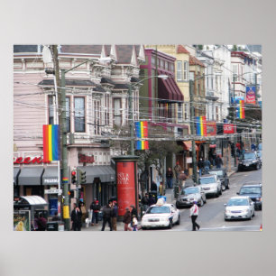 Castro Straße - San Francisco, Kalifornien Poster