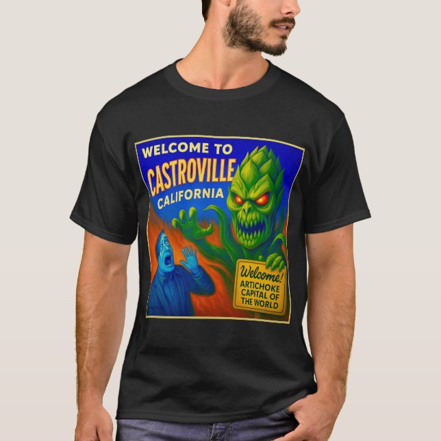 CASTROVILLE, KALIFORNIEN ARTICHOKE. T-Shirt (Vorderseite)