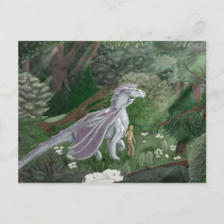CasualStrollElf&Dragon Postcard Postkarte